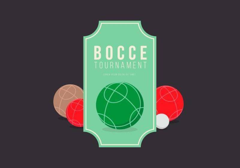 地掷球比赛例证