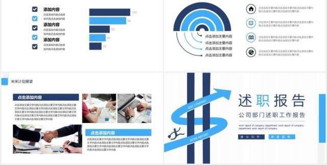 公司部门述职工作报告计划总结汇报动态PPT模板