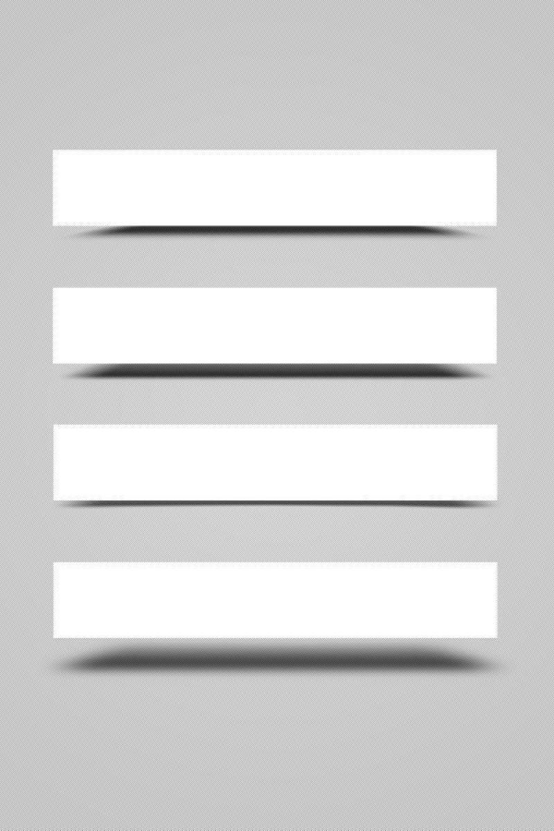 空白banner psd分层素材