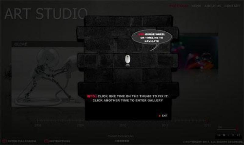 flash+xml全站模板