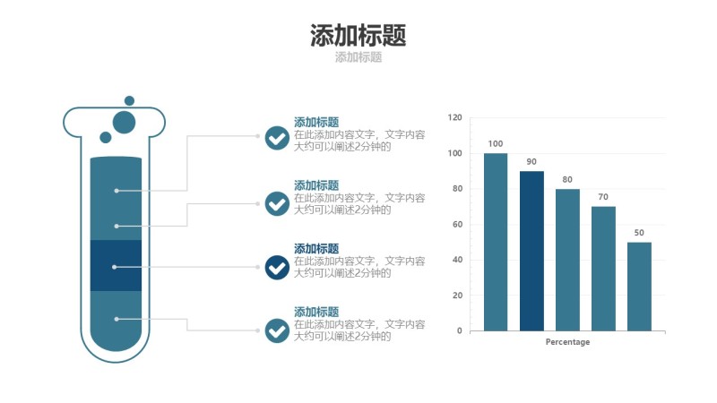 蓝色医学医疗医用PPT图表8