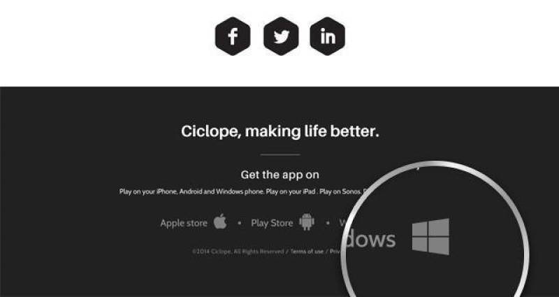 Ciclope App Psd着陆页Vol1