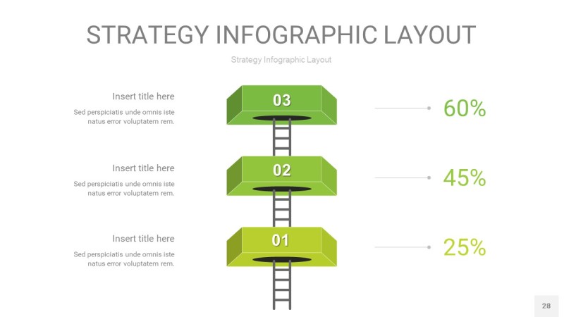 嫩绿色战略计划统筹PPT信息图28
