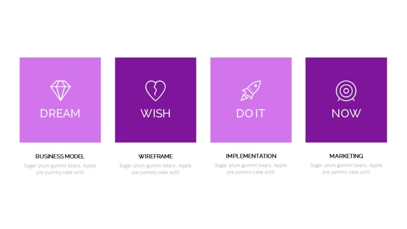 紫色调设计商务PPT图表-14