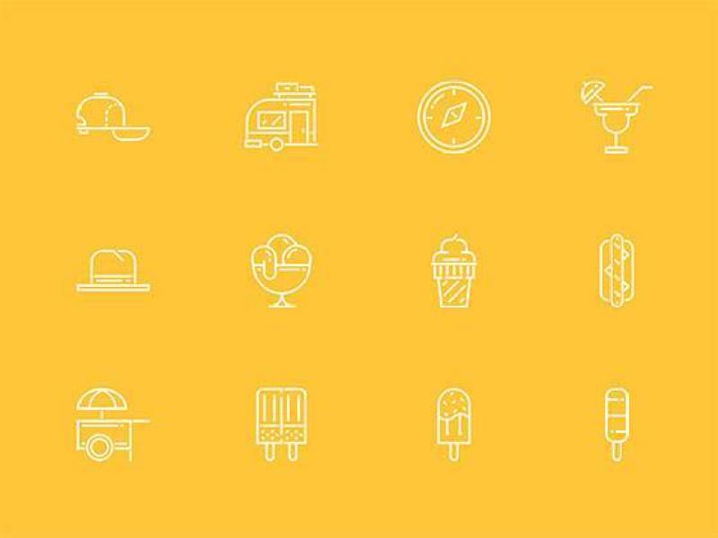 50 枚夏日元素图标