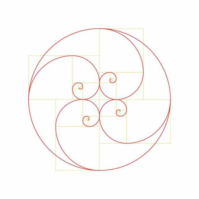 黄金比例图矢量