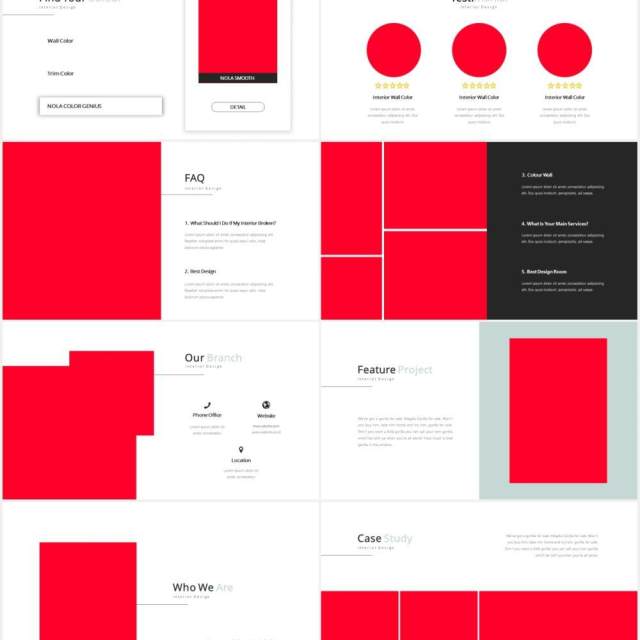 室内设计展示宣传PPT图片版式模板Nola Interior Design Powerpoint Template 室内设计展示宣传PPT图片版式模板Nola Interior Design Powerpoint Template