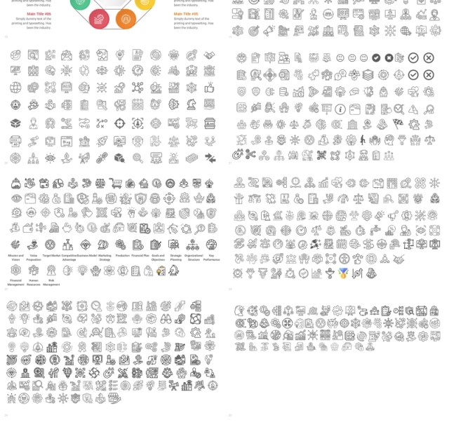 八角形信息图PPT模板Octagon Infographics