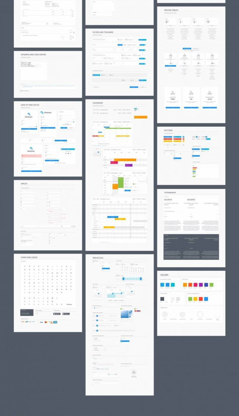 Web应用程序快速原型设计UI工具包。，管理员