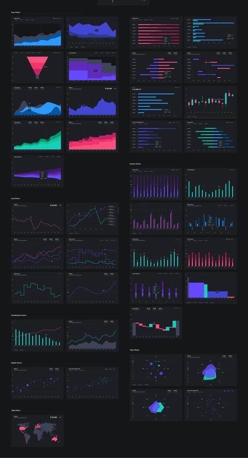 Sketch的最全面的图表，图形和图表集合