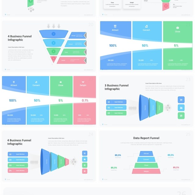 销售漏斗图信息图表PPT模板Funnel Infographic Template 销售漏斗图信息图表PPT模板Funnel Infographic Template