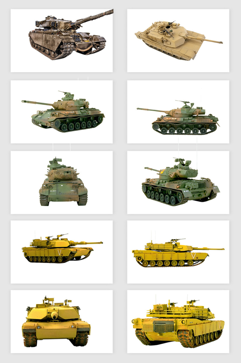 高清免抠坦克素材