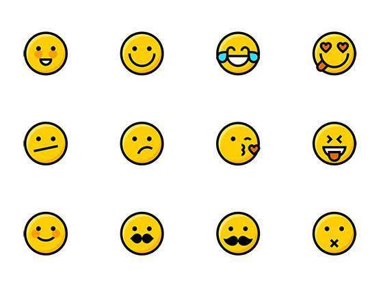 50 枚 Emoji 图标 50 枚 Emoji 图标