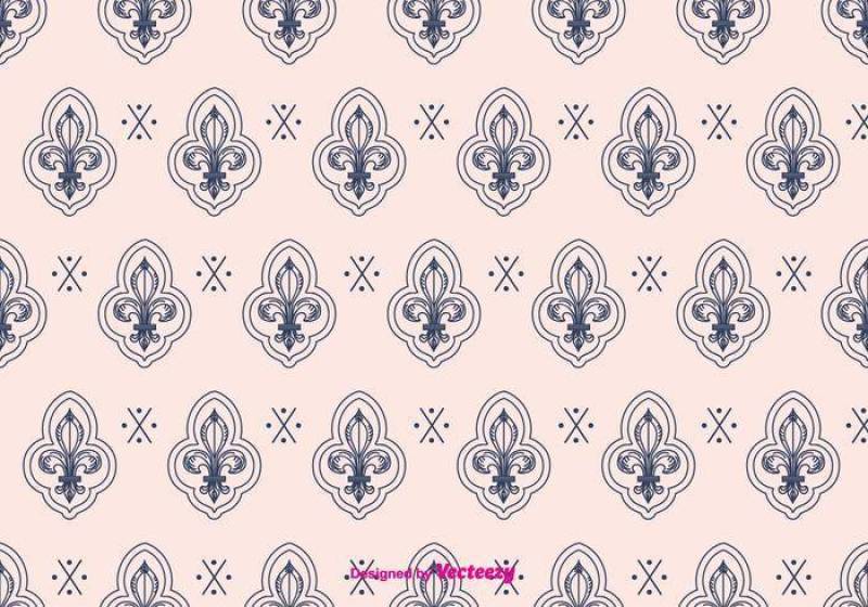 皇家百合矢量模式