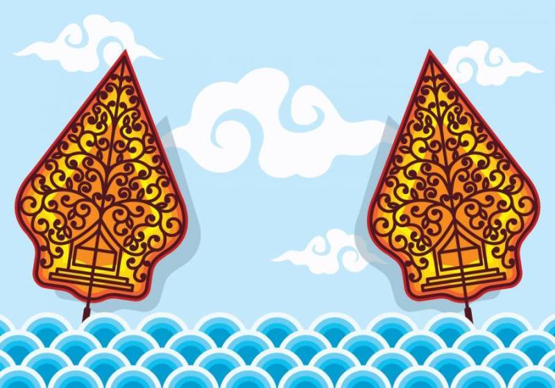 Gunangan Wayang矢量