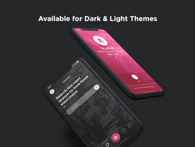 iOS Food&Restaurants App UI Kit - 适用于Sketch,Photoshop和XD,Scarlett iOS UI工具包 iOS Food&Restaurants App UI Kit - 适用于Sketch,Photoshop和XD,Scarlett iOS UI工具包