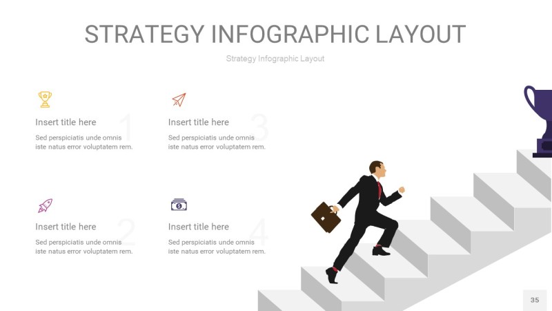 彩色战略计划统筹PPT信息图35
