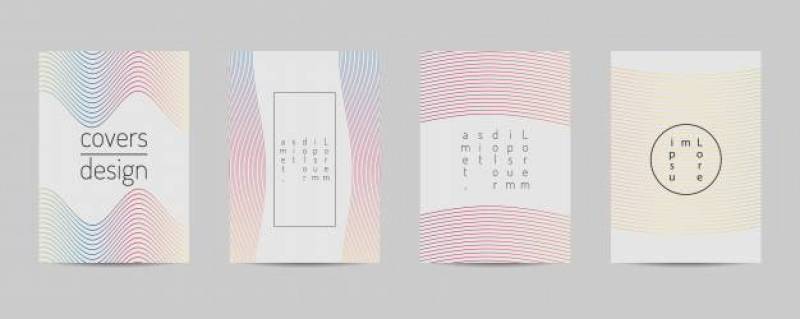 海报模板几何设计。