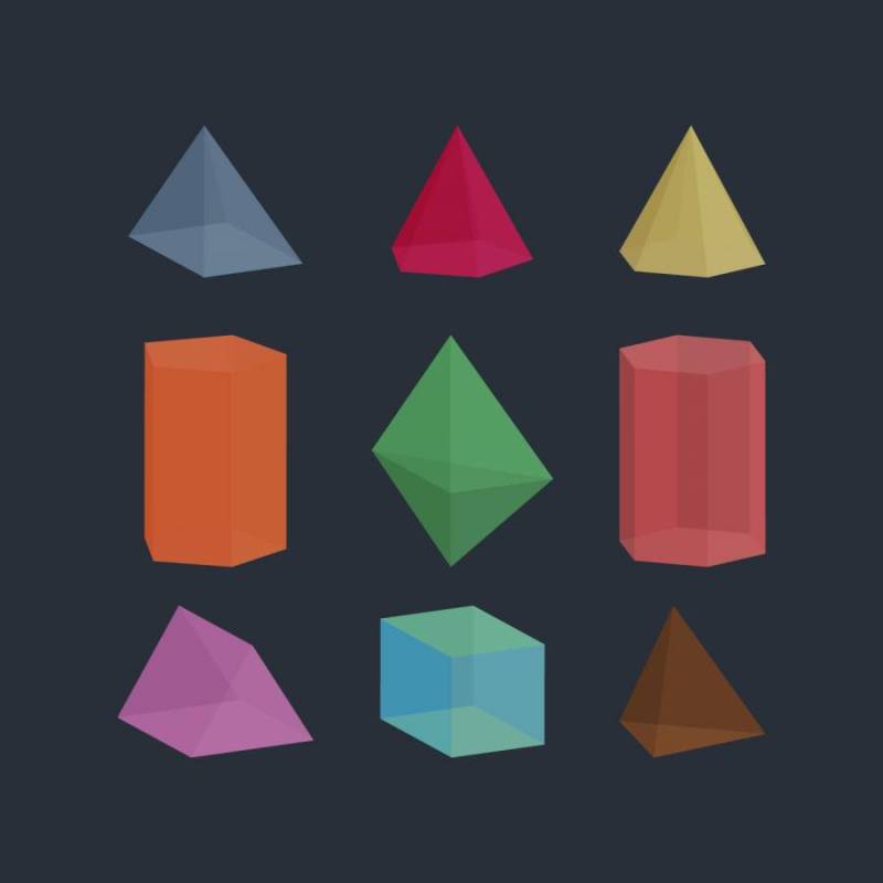 棱镜集合矢量项目元素插图