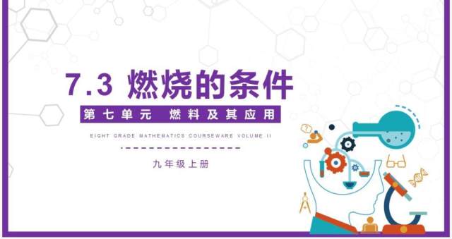 部编版九年级化学上册燃烧的条件课件PPT模板 部编版九年级化学上册燃烧的条件课件PPT模板