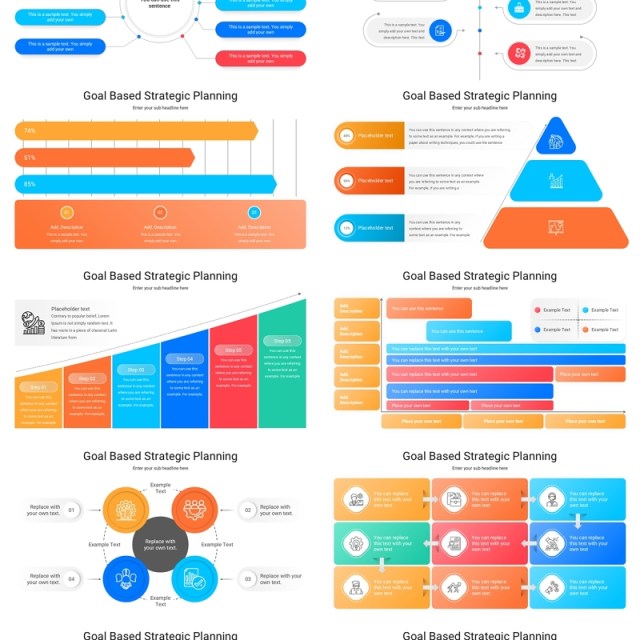 目标战略规划PPT信息图表Goal Based Strategic Planning 目标战略规划PPT信息图表Goal Based Strategic Planning