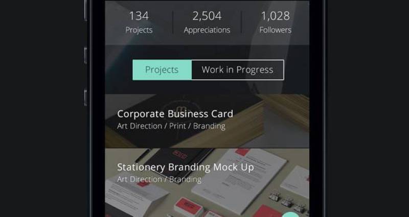 Gist iPhone App UI Kit Psd