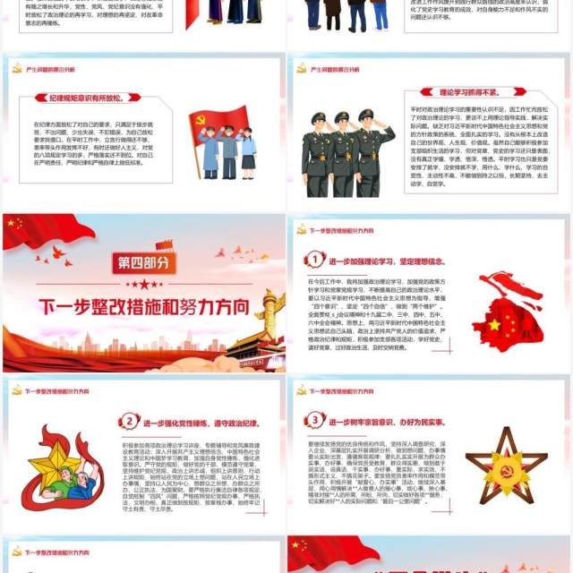 “五个带头”个人对照检查材料党史学习专题党课PPT模板 “五个带头”个人对照检查材料党史学习专题党课PPT模板