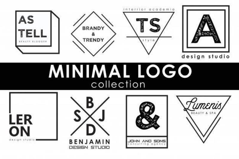 Minimal logo template collection