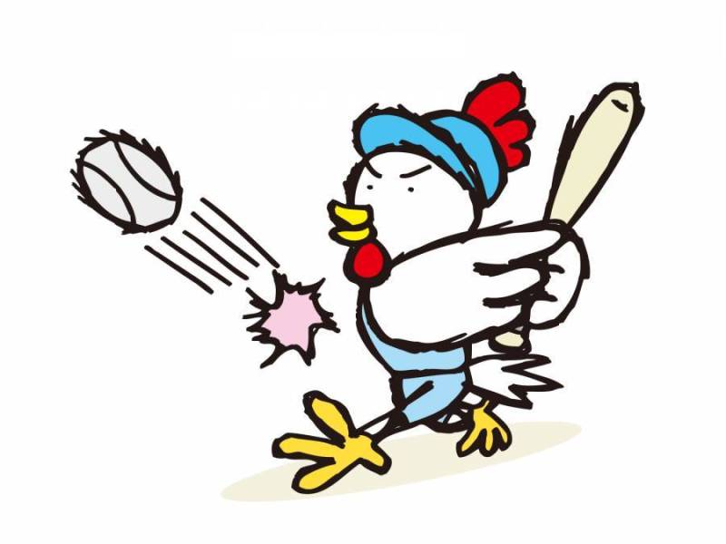 鸡打棒球