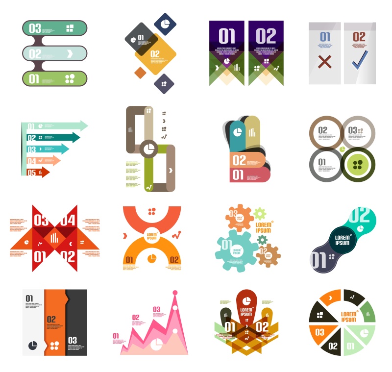 现代信息图表215