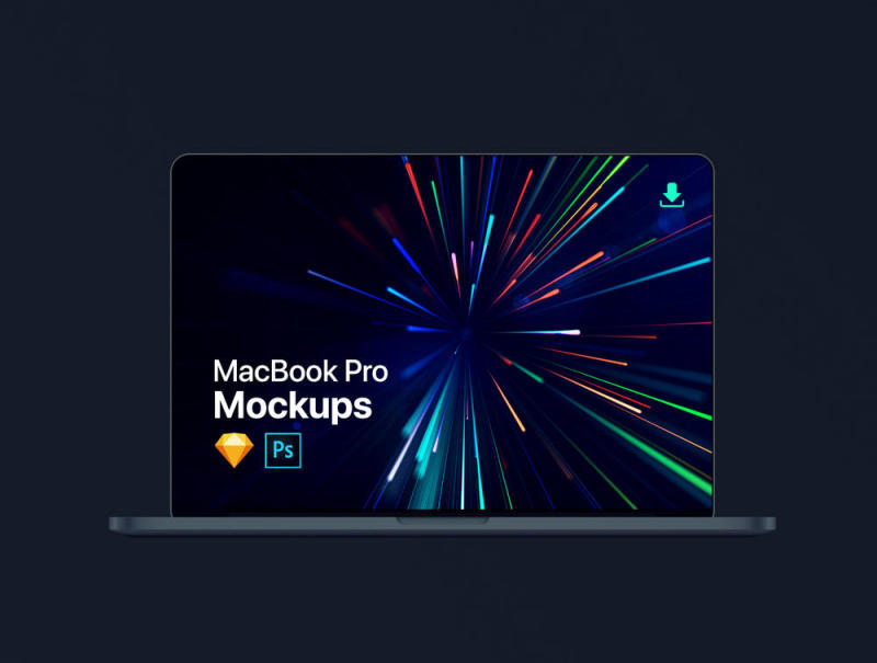 MacBook Pro / Air Mockup Kit，极简主义MacBook Pro / Air Mockup Kit