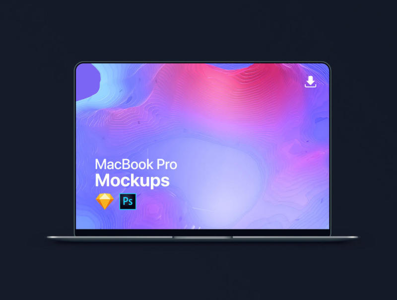 MacBook Pro / Air Mockup Kit，极简主义MacBook Pro / Air Mockup Kit