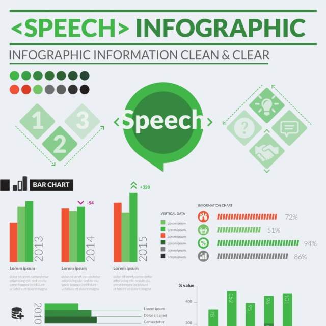 语音信息图表图形AI矢量素材设计 语音信息图表图形AI矢量素材设计