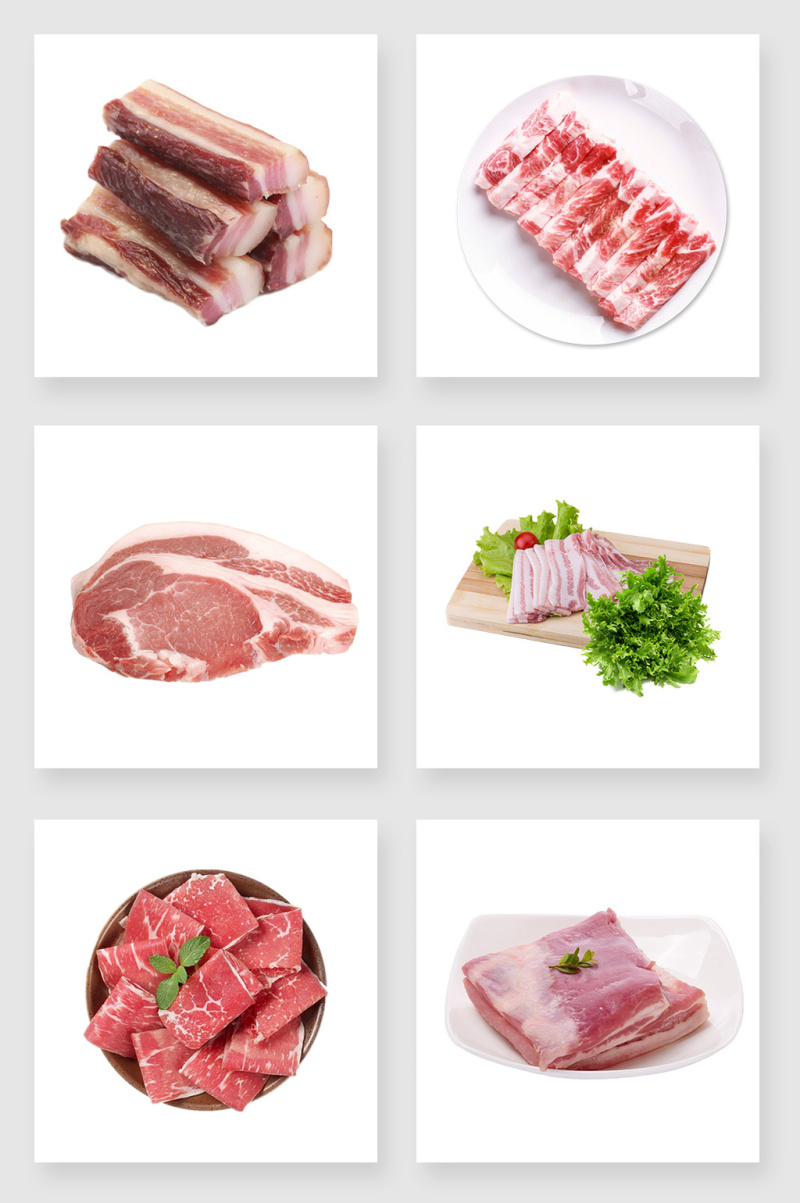 美味的五花肉设计元素
