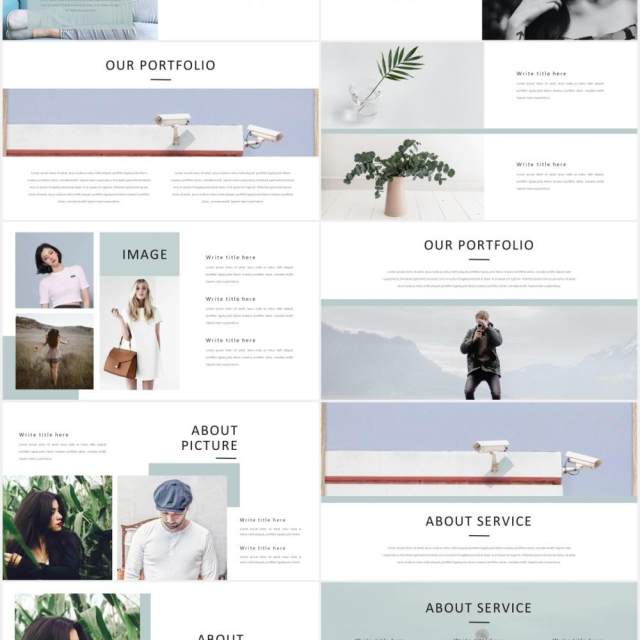 商业公司产品展示PPT模板Catherine - Powerpoint Template Business Company