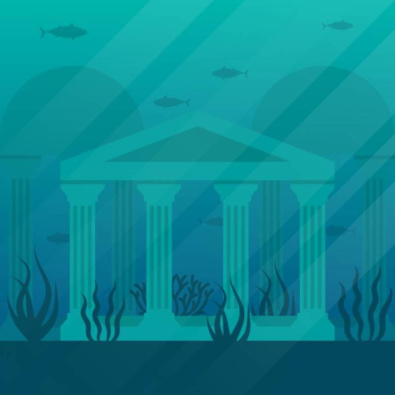 金古遗址城市的亚特兰蒂斯插图