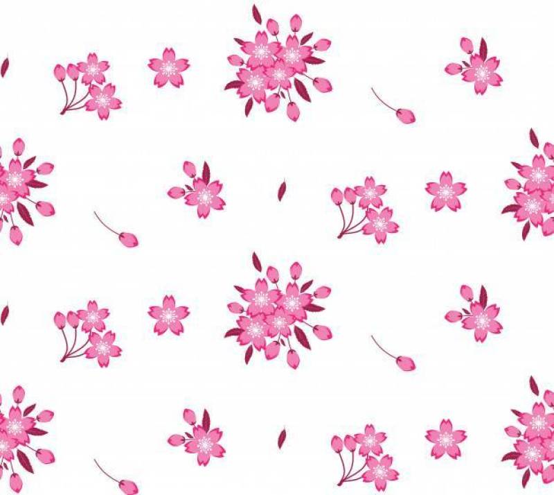 无缝可爱的花卉矢量模式