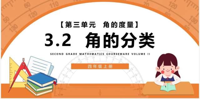 部编版四年级数学上册角的分类课件PPT模板 部编版四年级数学上册角的分类课件PPT模板
