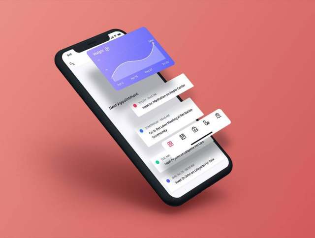 80多个独特的iOS X屏幕宠物社交网络和健康跟踪应用程序UI工具包(含sketch和XD源文件) 80多个独特的iOS X屏幕宠物社交网络和健康跟踪应用程序UI工具包(含sketch和XD源文件)