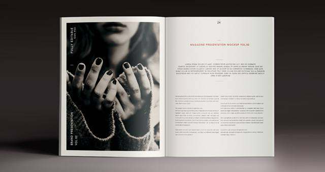 Psd Magazine Mockup View Vol2 Psd Magazine Mockup View Vol2