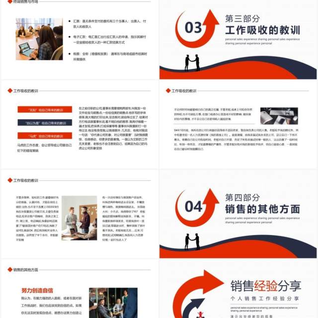 个人销售工作经验分享动态PPT模板 个人销售工作经验分享动态PPT模板