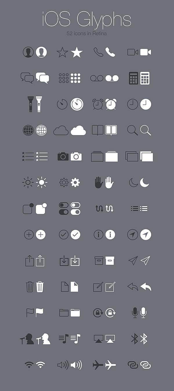 线条图标icon PSD