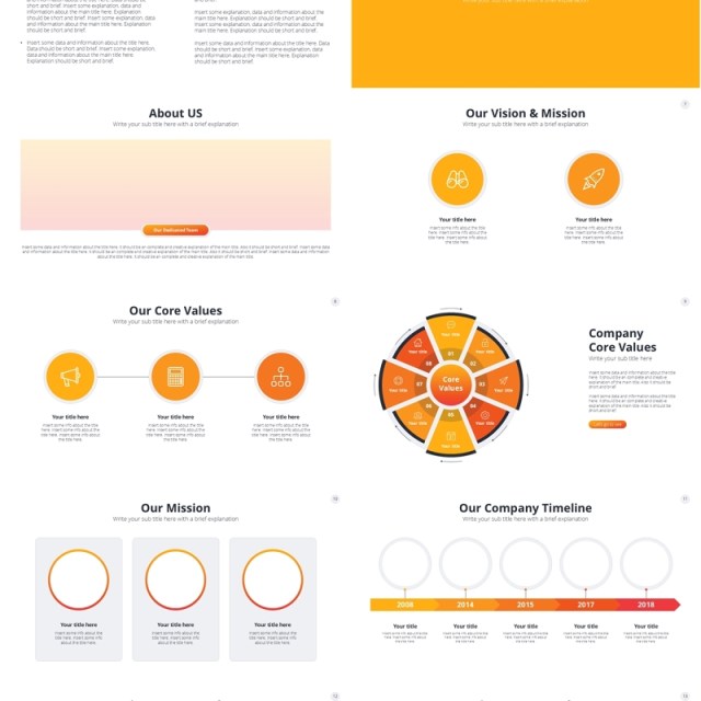 橙色商业公司创业信息图PPT模板Orange Business Startup PowerPoint 橙色商业公司创业信息图PPT模板Orange Business Startup PowerPoint