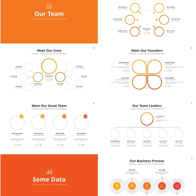 橙色商业公司创业信息图PPT模板Orange Business Startup PowerPoint 橙色商业公司创业信息图PPT模板Orange Business Startup PowerPoint
