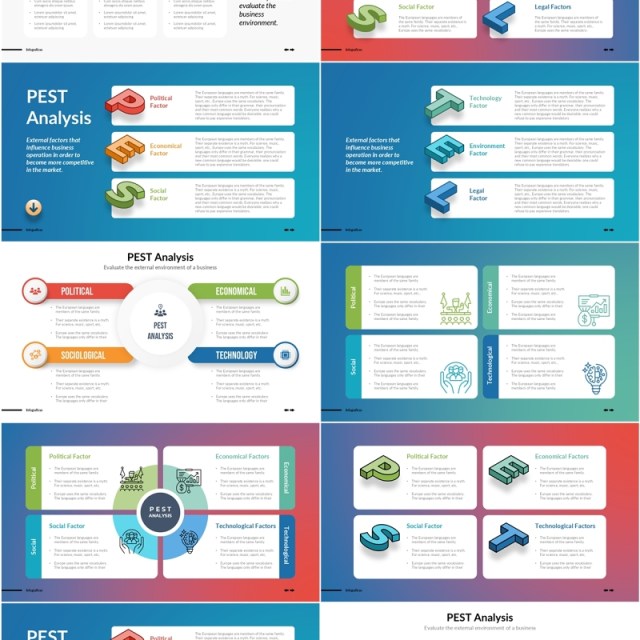 战略管理宏观环境分析信息图PPT模板素材Pestle Infographics 战略管理宏观环境分析信息图PPT模板素材Pestle Infographics