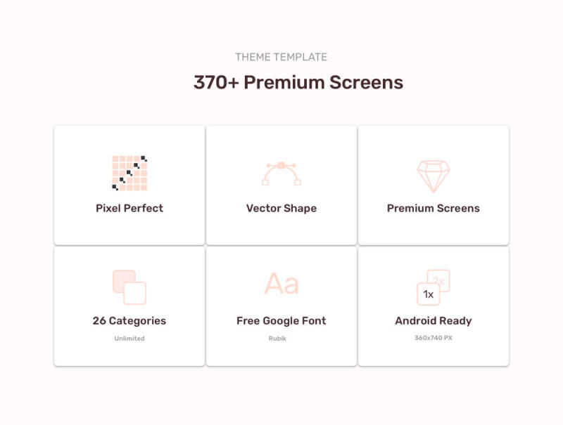 只需将预先制作的元素组合在一起，以节省自己的时间，原型86-模板为Android