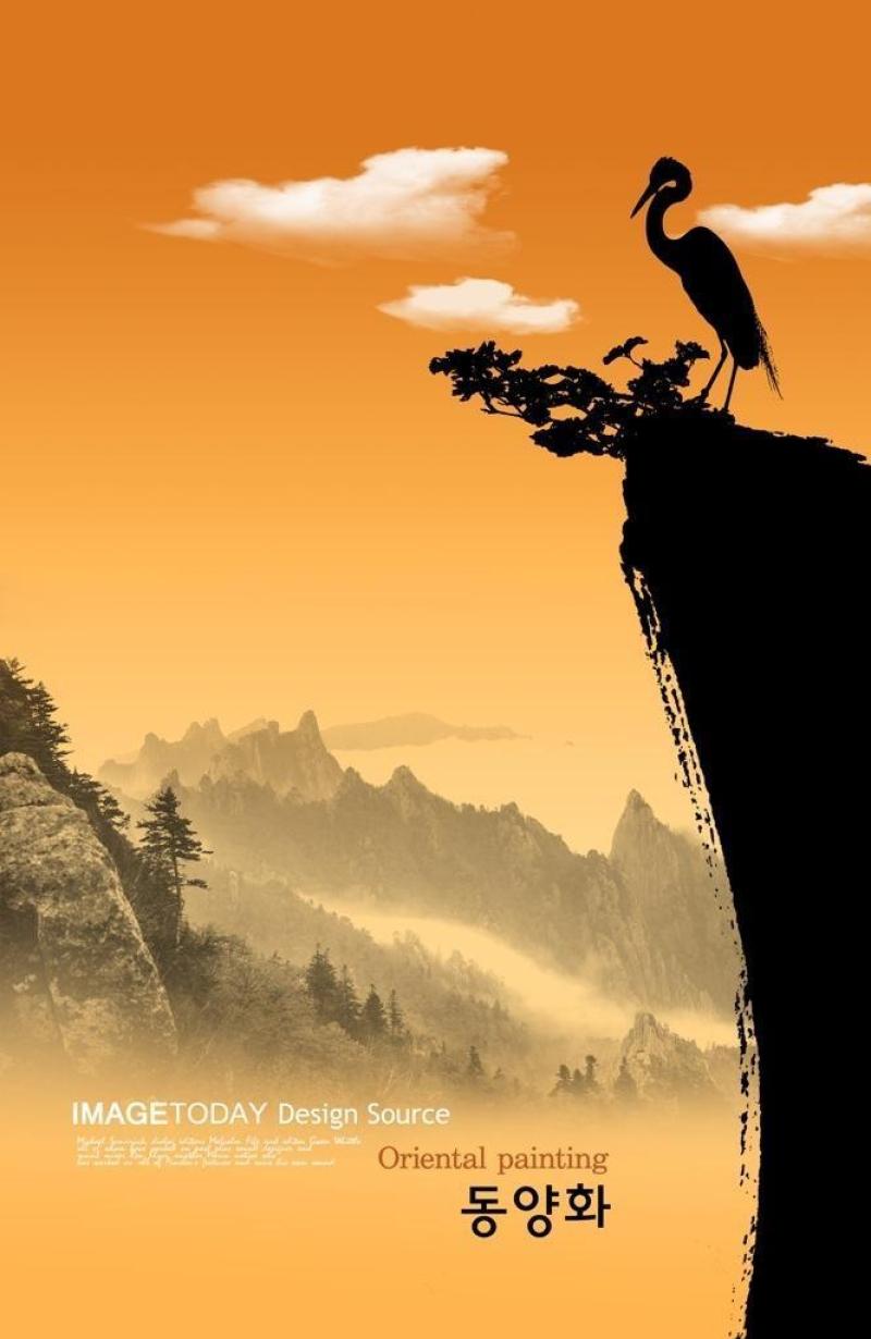 韩国墨染古典PSD分层素材-9