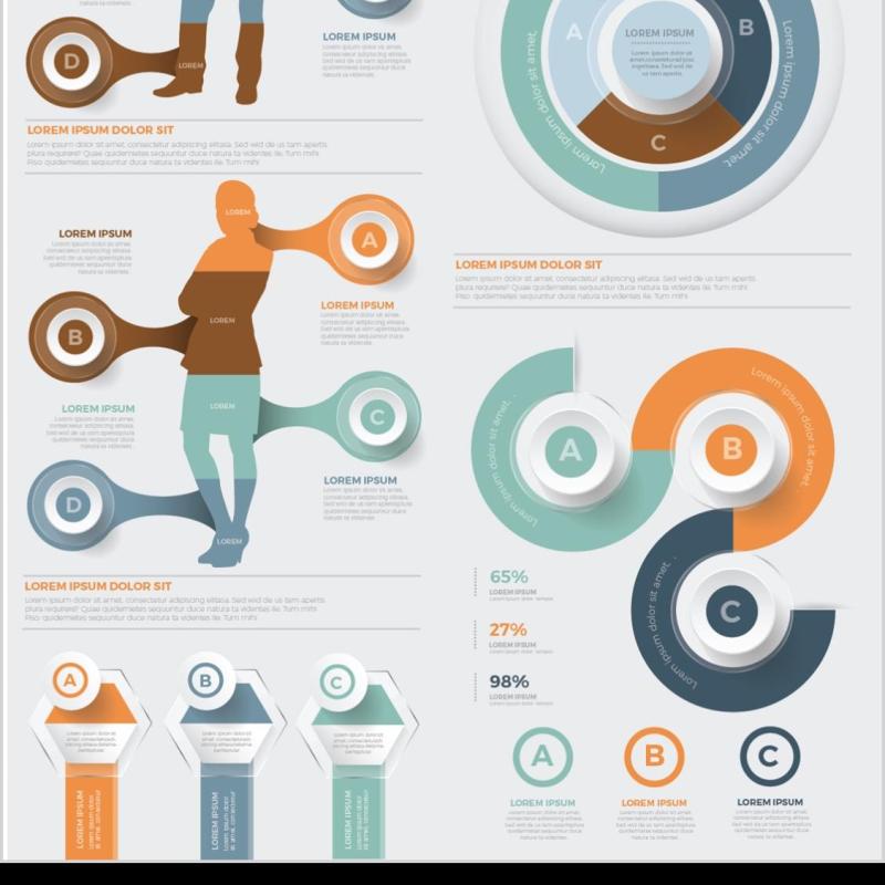 大信息图表元素设计Big Infographics