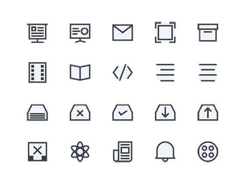 195 Common Icons