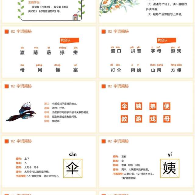 部编版二年级语文下册枫树上的喜鹊课件PPT模板 部编版二年级语文下册枫树上的喜鹊课件PPT模板